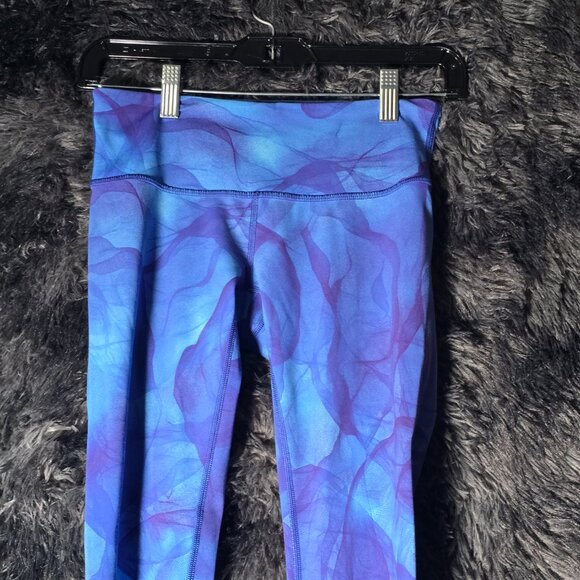 Lululemon Wunder Under III Leggings Womens 2 Midnight Tulle Multi Yoga Gym - Picture 3 of 9